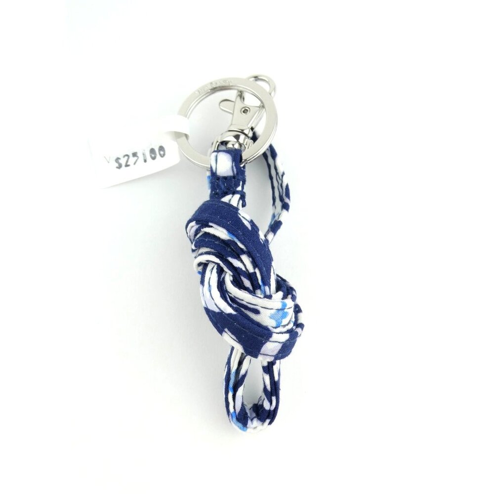 Vera Bradley Steel Blue Medallion Cotton Lanyard‎ NWT